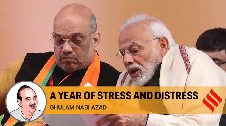 Narendra Modi government, BJP government, Ghulam Nabi Azad on Modi government, Ghulam Nabi Azad column, Congress on one year of Modi 2.0, Express Opinion, Indian Express
