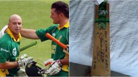 Herschelle Gibbs, Herschelle Gibbs 175, Herschelle Gibbs 438 run chase, Herschelle Gibbs 175 bat auction, Herschelle Gibbs Coronavirus funds, Herschelle Gibbs covid 19 funds, cricket news