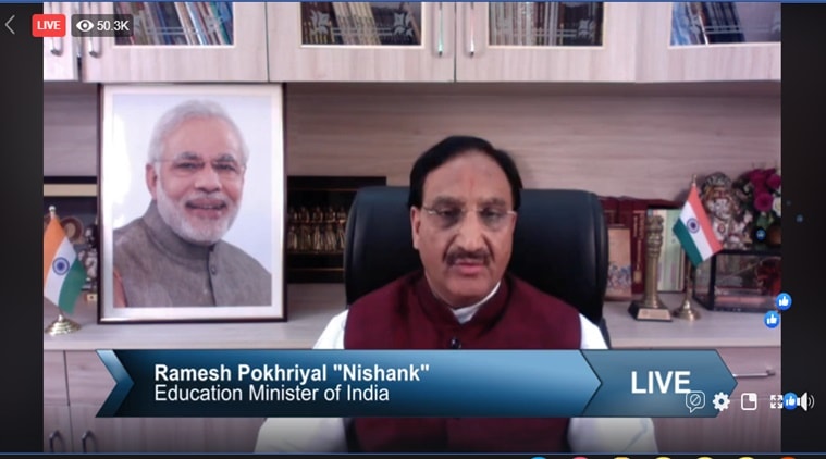jee main, neet, cbse, new academic session, hrd minister goes live, education news