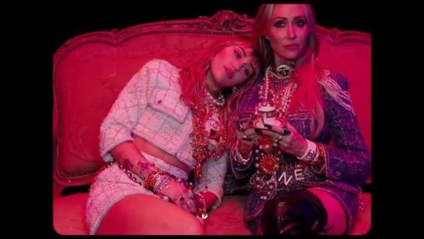 miely cyrus on mother's day