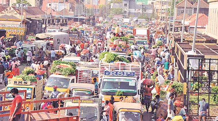 Tamil Nadu’s largest vegetable market reports 300 cases; shut for