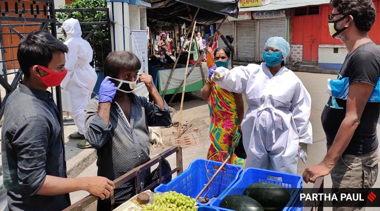 Kolkata News, Kolkata Coronavirus News, Covid-19 Kolkata, Kolkata Covid-19 Cases, Bengal Covid-19, Covid-19 Coronavirus, Indian Express News