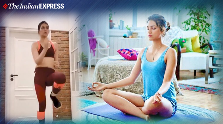 Kriti Sanon keeps it trendy even while working out at home | Fashion ...