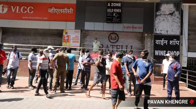 Long queues at liquor shops as states peg hopes on reviving economy