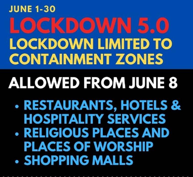 Lockdown 5.0 Guidelines &amp; Rules: MHA New Guidelines for Coronavirus Lockdown  5.0 Unlock 1.0 in India | What&#39;s allowed, what&#39;s not