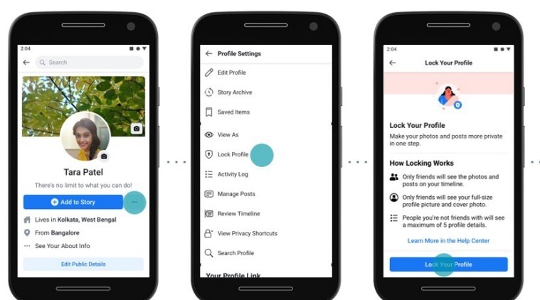 Facebook Enables Profile Lock For Indian Users To Ensure Women Are Safe Online Technology News The Indian Express