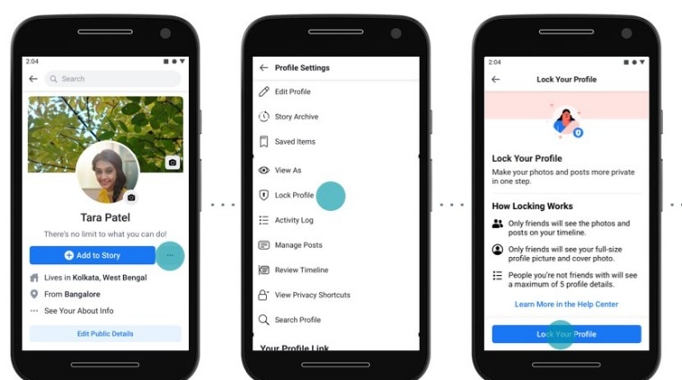 Facebook Enables Profile Lock For Indian Users To Ensure Women Are Safe Online Technology News The Indian Express