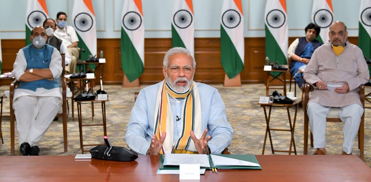 Lockdown extension meeting, PM Modi meeting with CMs, prime Minister narendra modi, covid-19 india tracker, modi coronavirus meeting, india lockdown, lockdown 3.0, lockdown news, covid-19, indian express