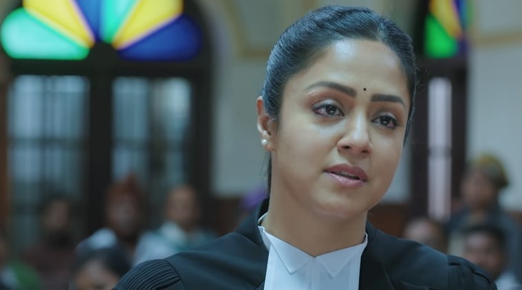 Ponmagal Vandhal trailer Jyotika starrer courtroom drama is dark intense Tamil News The Indian Express