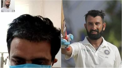 Cheteshwar Pujara, Cheteshwar Pujara fan, Pujara fan covid 19 patient, Hardik Shukla Pujara fan, Pujara video chat fan, cricket news