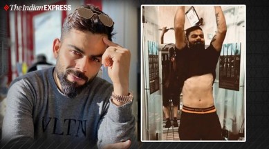 virat kohli, fitness goals, indianexpress.com, indianexpress, video, back squat jumps, health benefits, lockdown fitness,