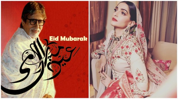 amitabh bachchan sonam kapoor eid eid wishes