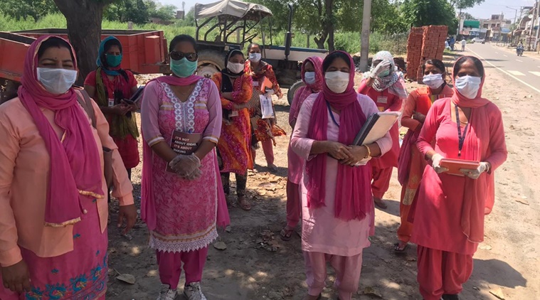 coronavirus, coronavirus outbreak, asha workers, asha workers test positive, punjab asha workers pay, indian express news