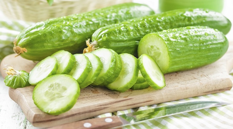 cucumber, cucumber benefits, cucumber health, tiktok cucumber trick, indian express news