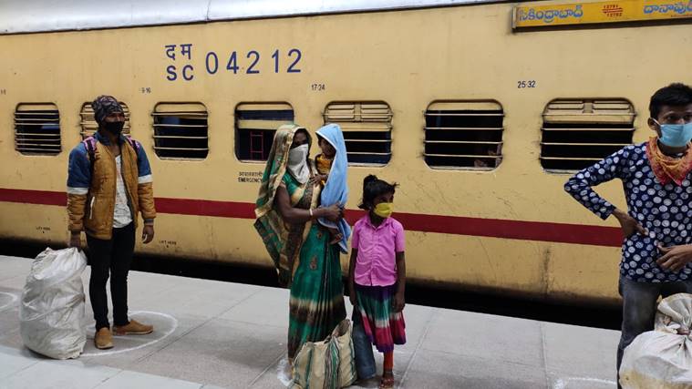 migrant labourers trains, hyderabad to bhopal migrants, india lockdown, lockdown migrant laboruers trains allowed, latest news, coronavirus news