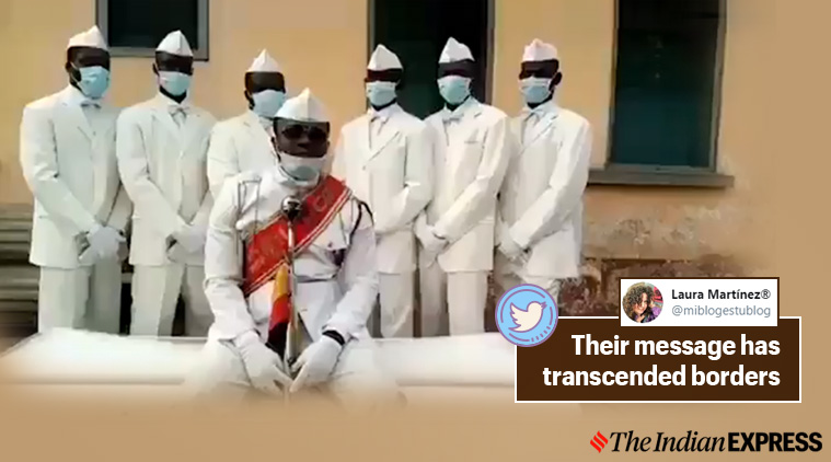 Stay Home Or Dance With Us Netizens Love Ghana S Viral Dancing Pallbearers New Campaign Trending News The Indian Express