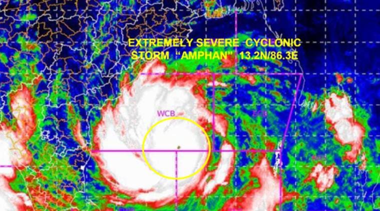 Amphan continues to weaken @ Windy Community