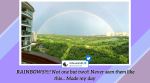 After rains in Delhi, people flood social media with photos of double rainbow