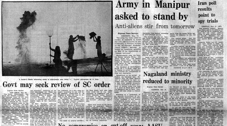 May 11, 1980, Forty Years Ago: Manipur Tense | The Indian Express