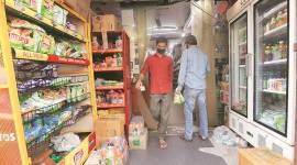 india coronavirus lockdown, essential items, home delivery, home delivery apps, bigbasket, grofers, delhi police, e commece market, coronavirus impact on e commerce, indian express news