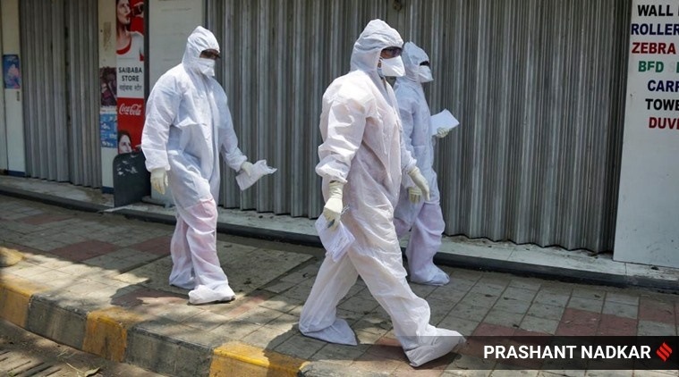 coronavirus, coronavirus outbreak, coronavirus in mumbai, coronavirus hotspots in mumbai, mumbai police, indian express news
