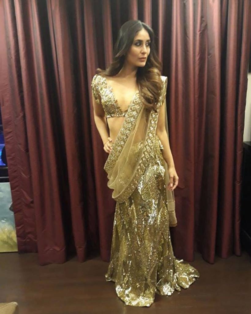 kareena kapoor in black lehenga