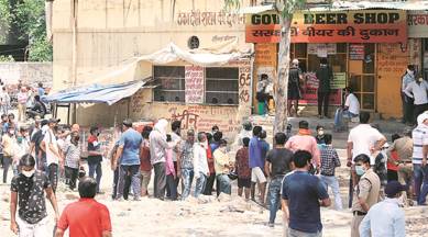 Punjab coronavirus lockdown, coronavirus Punjab lockdown, Punjab liqour shops, liquor shops Punjab, Punjab farmers, India news, Indian Express