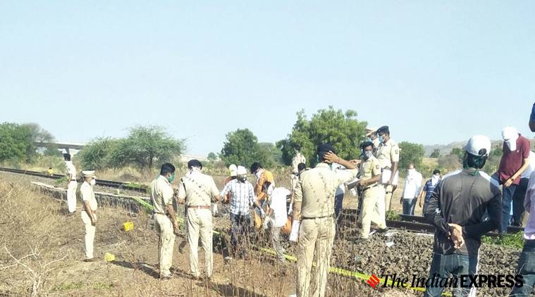 aurangabad train accident, migrants killed, migrants train accident, Train accident, india lockdown, coronavirus, aurangabad train accident live, maharashtra train accident, train accident, in Maharashtra