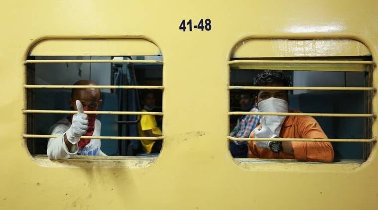 coronavirus, coronavirus in maharashtra, migrant workers, migrant workers in maharashtra, maharashtra migrant workers travel permission, indian express news