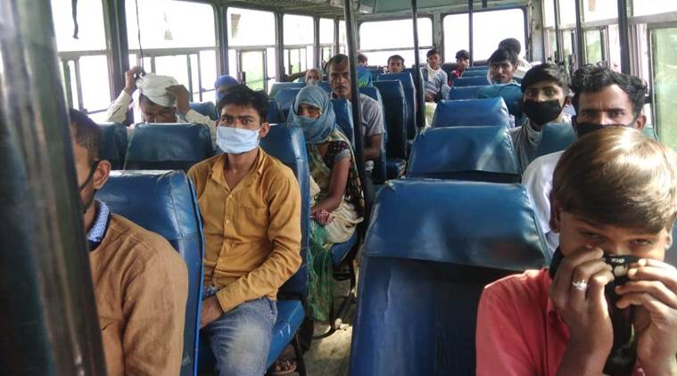 Pune migrants, uttar pradesh Pune migrant movement, migarnts journey, up pune migrant journey, indian express