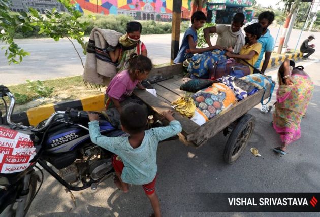 lockdown 4.0, migrants walk home, migrants exodus lockdown 4, migrant journeys coronavirus, coronavirus migrant crisis, migrants exodus coronavirus, UP migrants, delhi migrants, yogi adityanath, indian express news