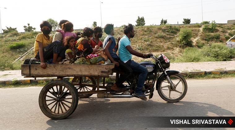 Bihar Migrant labourers, Coronavirus in migrants, migrants COVID testing, India lockdowm, Lockdown 4, Bihar government, Indian Express