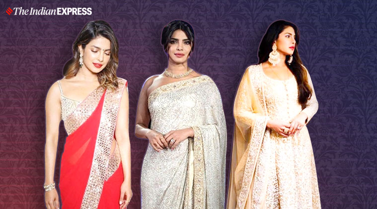 Priyanka Chopra wins hearts with her ethereal look in white floral saree