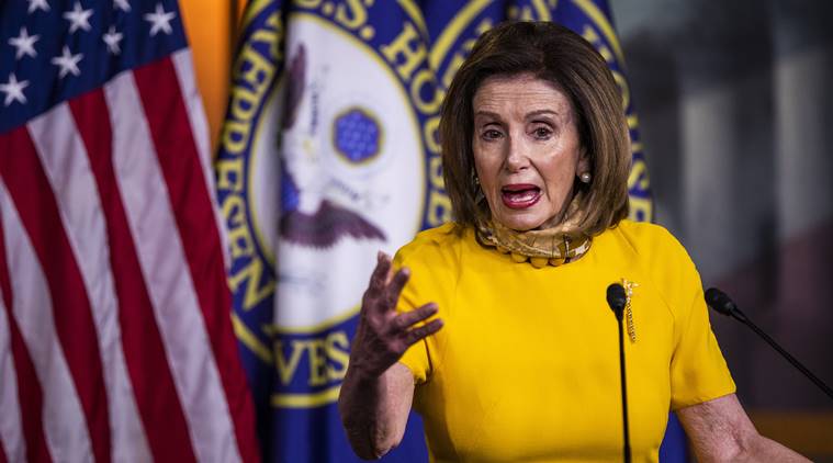 Pelosi quips that Trump has 'doggy doo on his shoes' in ongoing spat