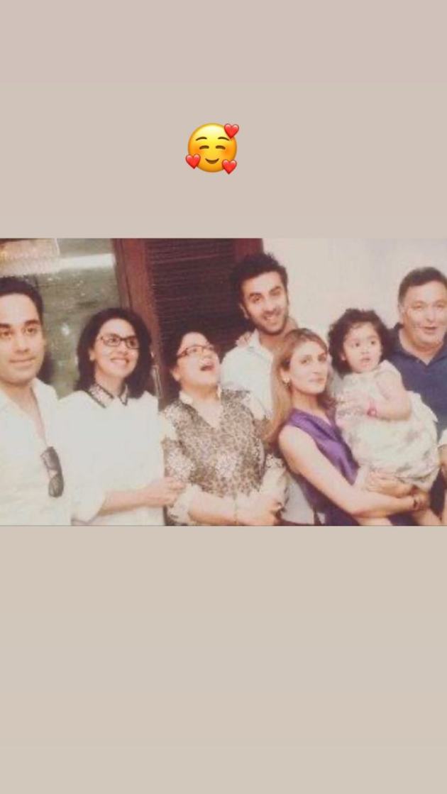 ranbir kapoor family photo