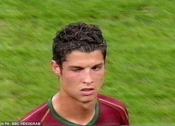 ronaldo wink