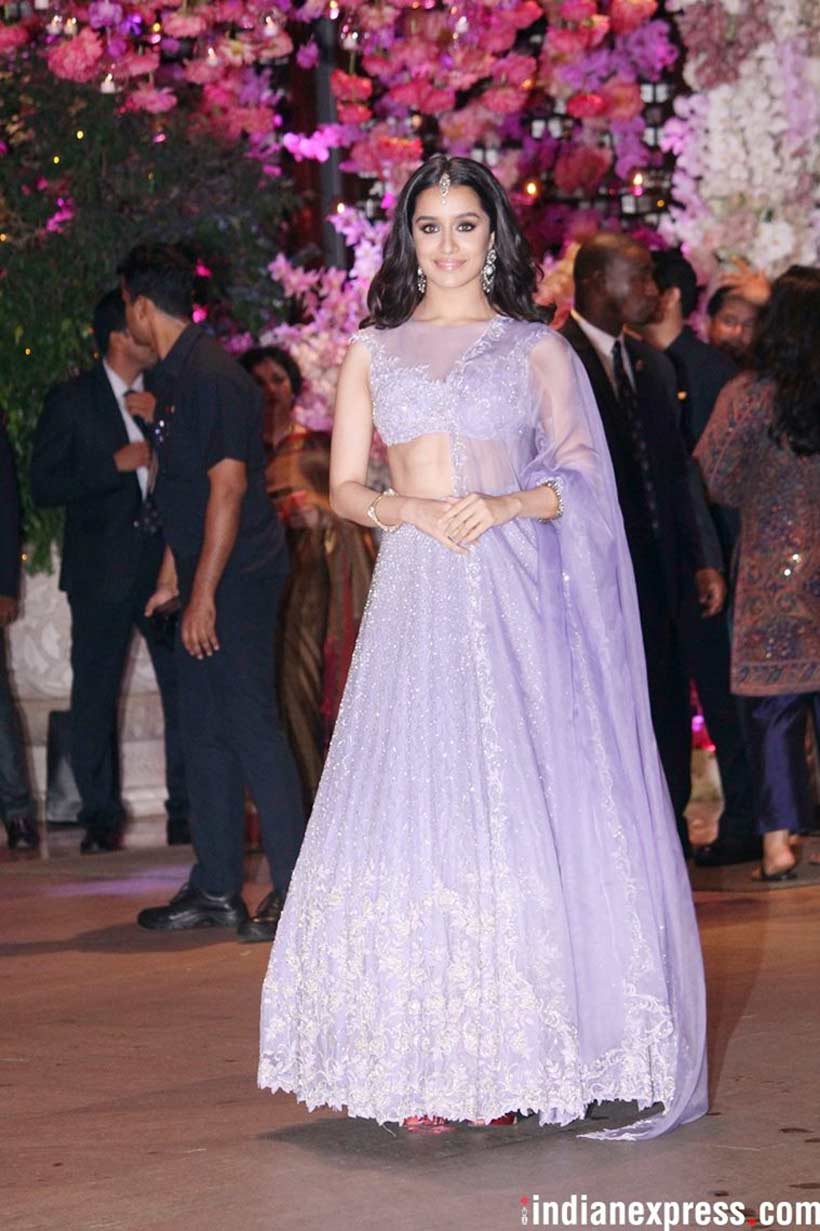 Shraddha Kapoor Looking Lovely In A Grassroot By Anita Dongre Dress