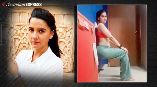 wall sits, workout at home, indianexpress, shruti seth, fitness goals, shruti seth fitness, indianexpress.com, mid-week motivation, inspiration, wall sit benefits, how to do wall sits, wall sit variations, lockdown fitness, quarantine life,