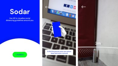 sodar, google ar sodar, google social distancing tool, social distancing tool, augmented reality radius