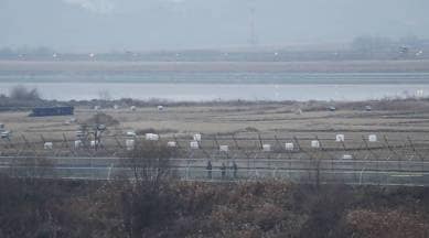 North Korea South Korea exchange fire, North Korea South Korea exchange of fire, exchange of fire North Korea South Korea, World news, Indian Express