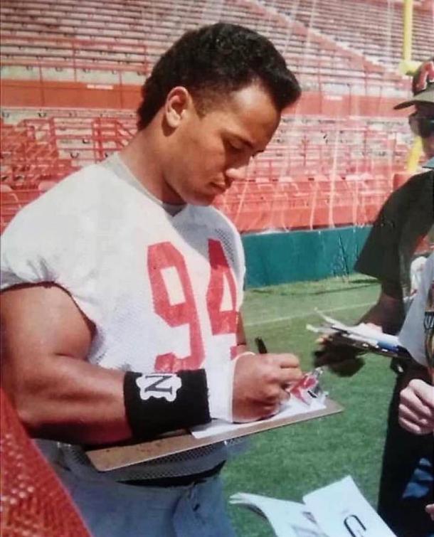 dwayne johnson old pics