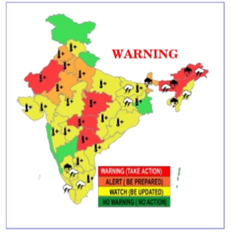 Heatwave across India, heawave peak, Maximum temperature, 2020 summer, Highest temperature cities, Indian express