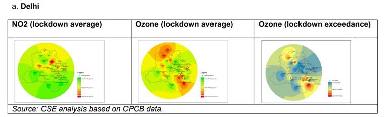 India coronavirus lockdown, covid lockdown, covid lockdown air pollution, ozone levels India, India air pollution