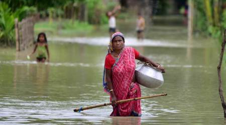Assam floods, Assam floods death toll, floods in Assam, Assam floods news, India news, Indian Express