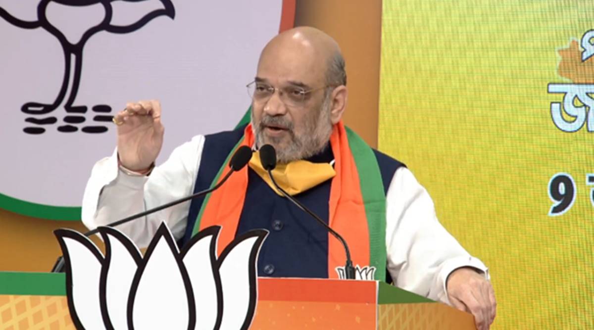 Bengal: Amit Shah arrives today, to visit Suvendu stronghold, hold roadshow in Bolpur - The Indian Express