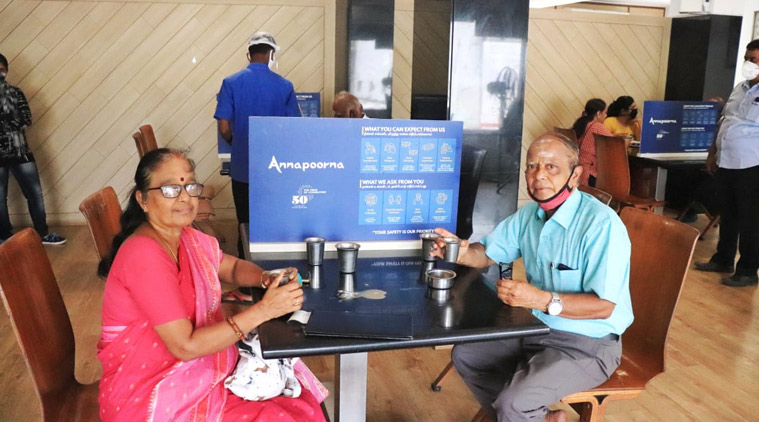 Annapoorna restaurant, Coimbatore, coronavirus, covid 19, sanitisation, indian express lifestyle