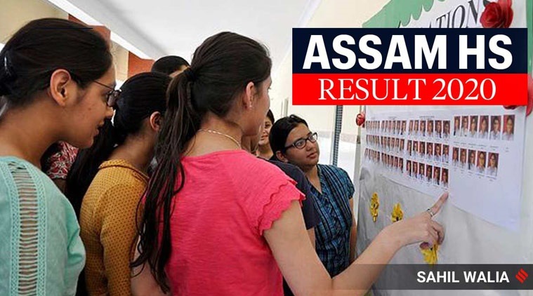 Assam HS Class 12th Result 2020 