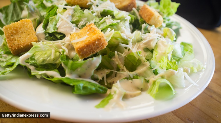 Caesar salad, how to make Caesar salad at home, easy Caesar salad recipe, Caesar salad healthy recipe