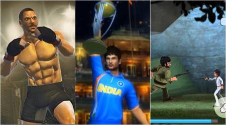 Bollywood movies games, Indian movie based games, Sultan game, Dhoom 3 game, Dhoni untold story game, Sushant Singh Rajput, Sholay android game, baahubali game