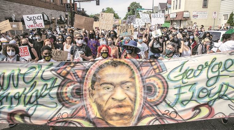 George Floyd protests, eye 2020, sunday eye, indian express, indian express news